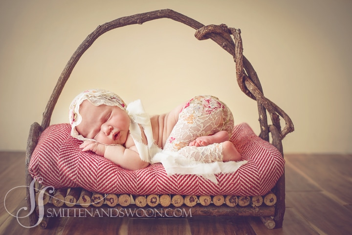 newborn-posing-twig-bed