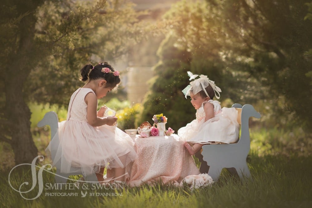 girls garden tea party {boulder baby photographer}