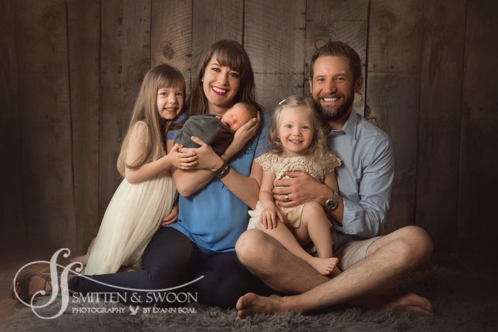 family of five with newborn boy {boulder newborn photographer}